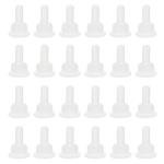 Gatuida 40-Pack Silicone Pet Nursing Nipples, Replacement Pacifiers for Small Animals, Bunny and Kitten Feeding Bottle Nipples, and Pet Feeder Nipples