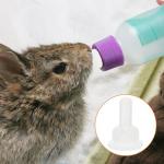 Gatuida 40-Pack Silicone Pet Nursing Nipples, Replacement Pacifiers for Small Animals, Bunny and Kitten Feeding Bottle Nipples, and Pet Feeder Nipples