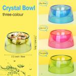 Small Animals Food & Water Bowl Set - 3pcs, Dwarf Hamster & Mice Feeder Bowl with Water Feeder Container