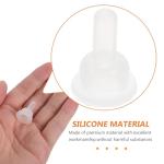 Gatuida 40-Pack Silicone Pet Nursing Nipples, Replacement Pacifiers for Small Animals, Bunny and Kitten Feeding Bottle Nipples, and Pet Feeder Nipples