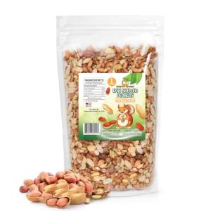 Sneaky Mango Premium Quality Raw Out of Shell Peanuts - 1 Pound - Shelled Peanuts for Birds – Wildlife Quality - Food for Squirrels, Deer, Birds, and Other Wildlife Animals – Grown in The USA