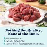 Solid Gold Freeze Dried Dog Food - W/Real Beef, Pumpkin & Superfoods - Freeze Dried Raw Dog Food Toppers for Picky Eaters to Serve as a Nutrient-Dense Meal Topper or High Protein Treats - 1.5oz