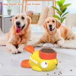 Suitchi Dog Interactive Treat Dispenser Toy, Food Puzzle Slow Feeder (Yellow)