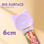 LICKJIMO-3PCS Cat Treat Dispenser,Multi Function Spoon for Churu Lickable Cat Treats,Cat Treat Spoon for Lickable Cat Treats Squeeze up,Food Dispenser Cat Feeder,Cat Food Spoon Big Size