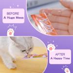 LICKJIMO-3PCS Cat Treat Dispenser,Multi Function Spoon for Churu Lickable Cat Treats,Cat Treat Spoon for Lickable Cat Treats Squeeze up,Food Dispenser Cat Feeder,Cat Food Spoon Big Size