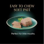 Sheba Perfect Portions Kitten Wet Cat Food Pate Chicken Entree, Salmon Entree, and Turkey Entree, 2.6 oz. Twin-Pack Trays (24 Count, 48 Servings)