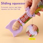 LICKJIMO-3PCS Cat Treat Dispenser,Multi Function Spoon for Churu Lickable Cat Treats,Cat Treat Spoon for Lickable Cat Treats Squeeze up,Food Dispenser Cat Feeder,Cat Food Spoon Big Size