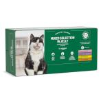 by Amazon Complete Wet Food for Senior Cats, Mixed Selection in Jelly, 4.8 kg (48 pouches of 100g)