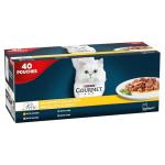 GOURMET Perle Delighters Collection in Gravy Wet Cat Food 40x85g