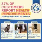 Smylo Natural Healthy Adult Cat Wet Food (1+ Yrs) 70g | Chicken, Tuna & Rosemary | for Healthy Skin & Coat, Supports Digestion | No Preservatives & Grain Free | Vet-Formulated