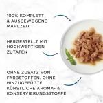 Gourmet Perle Erlesene Streifen Katzenfutter nass, mit Huhn, 26er Pack (26 x 85g)