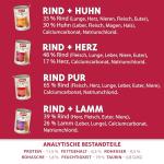 animonda Carny Adult Herzhafte Variation (12 x 400 g), Katzennassfutter für ausgewachsene Katzen, Nassfutter mit 100 % frischen, fleischlichen Zutaten, Katzenfutter ohne Getreide und Zucker