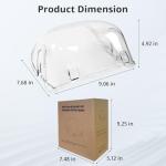 Rear Cover for Automatic Microchip Cat Pet Feeder - Prevents Persistent Pet from Getting Food from The Back of The Feeder