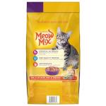 Meow Mix Bundle: Original Choice Dry Cat Food 6.3 Pound + Chunks in Gravy Seafood Favorites Wet Cat Food Variety Pack 2.75 Ounce (Pack of 12)