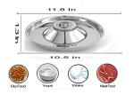 Puppy Bowls for Litter, 3 Puppy Food Bowl, Stainless Steel Puppy Feeding Bowls, Puppy Mush Bowl,11.5'', Food Feeding Puppy Weaning Bowl for Small Medium Large Pets, Puppy Feeder Bowl, Puppy Saucer