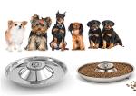 Puppy Bowls for Litter, 3 Puppy Food Bowl, Stainless Steel Puppy Feeding Bowls, Puppy Mush Bowl,11.5'', Food Feeding Puppy Weaning Bowl for Small Medium Large Pets, Puppy Feeder Bowl, Puppy Saucer