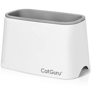 CatGuru Premium Cat Litter Scoop Holder – Heavy-Duty Scooper Storage Caddy, Scoop Stand for Kitty Litter Box, Fits Most Cat Litter Scoops (White)