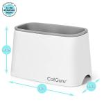 CatGuru Premium Cat Litter Scoop Holder – Heavy-Duty Scooper Storage Caddy, Scoop Stand for Kitty Litter Box, Fits Most Cat Litter Scoops (White)