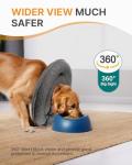MIDOG Dog Cone Collar for Large Medium Dogs, Soft Inflatable Dog Cone Alternative After Surgery, Adjustable Protective Recovery Cone - Patented Alternative E Collar Does Not Block Vision (Gray-L)