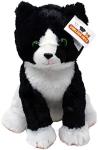 Shelter Pets: Peppa The Tuxedo Cat - 10" Black and White Plush Toy Stuffed Animals - Based on Real-Life Adopted Pets - Benefiting The Kitten and Cats Animal Shelters They were Adopted from