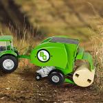 Big Country Toys Round Baler - Toy Hay Baler - 1:20 Scale - Farm Toys - Proprietary Blend of Plastic - Durable & Lifelike - Playable & Collectible