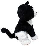 Shelter Pets: Peppa The Tuxedo Cat - 10" Black and White Plush Toy Stuffed Animals - Based on Real-Life Adopted Pets - Benefiting The Kitten and Cats Animal Shelters They were Adopted from