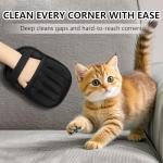 XXJXXJ Upgraded Pet Hair Removal Gloves for Cats & Dogs, Five-Finger Electrostatic Reusable Magic Brush for Effortless Pet Hair Remover Tool on Carpet, Clothing, Laundry, Couch, Car Seat