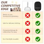 XXJXXJ Upgraded Pet Hair Removal Gloves for Cats & Dogs, Five-Finger Electrostatic Reusable Magic Brush for Effortless Pet Hair Remover Tool on Carpet, Clothing, Laundry, Couch, Car Seat