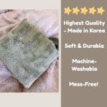 Derpy Chappy Premium Dog Towel Robe & Dog Bathrobe for Drying Dogs Made in Korea | Super Absorbent Quick & Adjustable Microfiber Bath Towel for Cats & Puppy Robes After Bath | Soft Warm Coat (Mint,L)