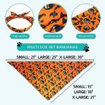 Gofshy Halloween Dog Bandana XLarge -1 Pack, Premium Durable Triangle Reversible Dog Scarf, Adjustable Puppy Bandana Bib Handkerchief for Girl or Boy Large