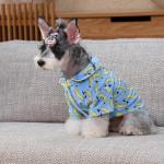CuteBone Two-Leg Spandex Crystal Velvet Pet Pajamas - Soft, Cozy, and Stretchy Sleepwear for Dogs and Cats LTP03XS