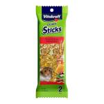 Vitakraft Crunch Sticks Hamster Treat - Hamster Chew Sticks - Supports Dental Health, Long-Lasting Fun (Peanut & Honey)