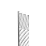 Andis 68545 Stainless-Steel Comb for Knots, Mats & Loose Hair Removal - Effective Dematting Tool Comfortable, Lightweight, Portable & Safe for Dogs, Cats & Pets – Silver, 10-Inch