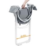 Furesh Little Dipper Dog Bath Tub and Wash Station for Bathing Shower and Grooming, Elevated Foldable and Portable, Indoor and Outdoor, for Small and Medium Size Dogs, Cats and Other Pet (Gray)