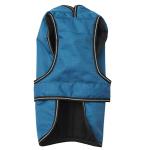 PetRageous 7303TXL Juneau Waterproof Cold Weather Dog Coat with Full Chest Coverage Leash Opening 23-Inch Long Heavyweight Jacket for Extra Large Breeds, Teal