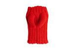 Zoo Snoods Red Devil Costume - Warm Knit Dog Snood Wrap for Pets, Neck Ear Cover Protection, Halloween Winter (Small)