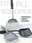 iPrimio Universal Cat Litter Scooper Holder - Durable with Heavy Scoopers Holding Stability - Kitty Litter Box Scooper Accessory - Works with Plastic & Metal Cat Scoop Holder - 4 Color Options