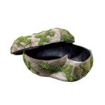 Zilla Pet Terrarium Rock Lair, Reptile Hide for Lizards, Snakes and More, Large