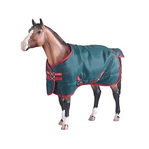 Breyer Traditional Rambo Blanket, Green/Red (1:9 Scale)