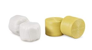 Round hay bales 2 pcs. sorted wrapped, unwrapp.