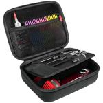 ProCase Hard Travel Case for Hair Clippers, Hair Cutting Barber Supplies Holder, Trimmer Organizer Storage Bag for Hatteker/Oneisal/Wahl 5Star/Andis Men Razor Guard Grooming Kits -Black