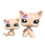 Custom-Made Baby Kitty Pet Shop Toy Short Hair Cat Mini Bobble Head Animal Figure 1 Inch Kitten