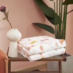 Allisandro Luxurious Dog Blanket, 350 GSM Super Fuzzy Microplush Fleece Pet Blankets for Small Medium Large Dogs and Cats, White Bone, 64 × 40 Inches