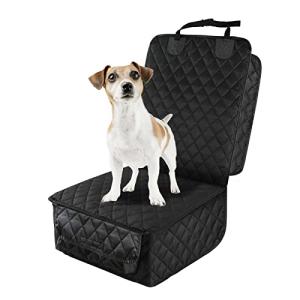 PETICON Waterproof Front Seat Car Cover, Full Protection Dog Car Seat Cover with Side Flaps, Nonslip Scratchproof Front Seat Cover Fits for Cars, Trucks, SUVs, Jeep