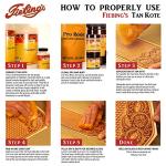 Fiebing's Tan-Kote (4oz) - Leather Protector, Finisher & Sealer - Resin Based Top Coat for Natural Shine & Moisture Protection - Sponge or Spray on Leathercraft, Boot, Belt, Purse, Shoe & Saddle