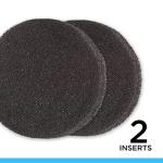 Fluval FX Carbon Foam, Replacement Aquarium Filter Media, 2-Pack, A249,White