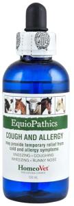 HomeoVet EquioPathics Cough and Allergy, Natural Allergy Medication for Large Animals, 120 Milliliters