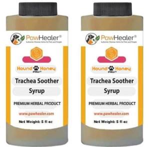 PawHealer Trachea Soother Syrup 2PAK Hound Honey - Natural Herbal Remedy for Symptoms of Collapsed Trachea - Tastes Good - Easy to Administer (5 fl oz/ea) …