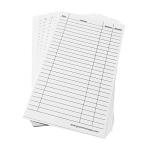 Dog Grooming Cards 5X8 Inch (100 Pack 8 X 5 inch) Groomer Client Profile Service Record Clip Card for Professional Pet and Cat Groomers, Kennel Care