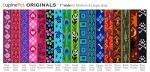 LupinePet Originals 1" Rain Song 12-20" Adjustable Collar for Medium and Larger Dogs